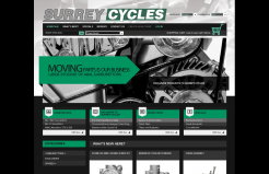 Surrey Cycles Ecommerce Design