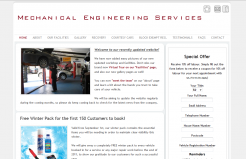 Mechanical Engineering Services Website Design