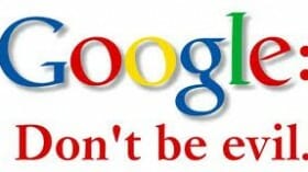 Google Don't be Evil