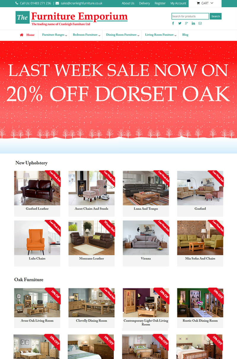 The Furniture Emporium Creative Brand Design