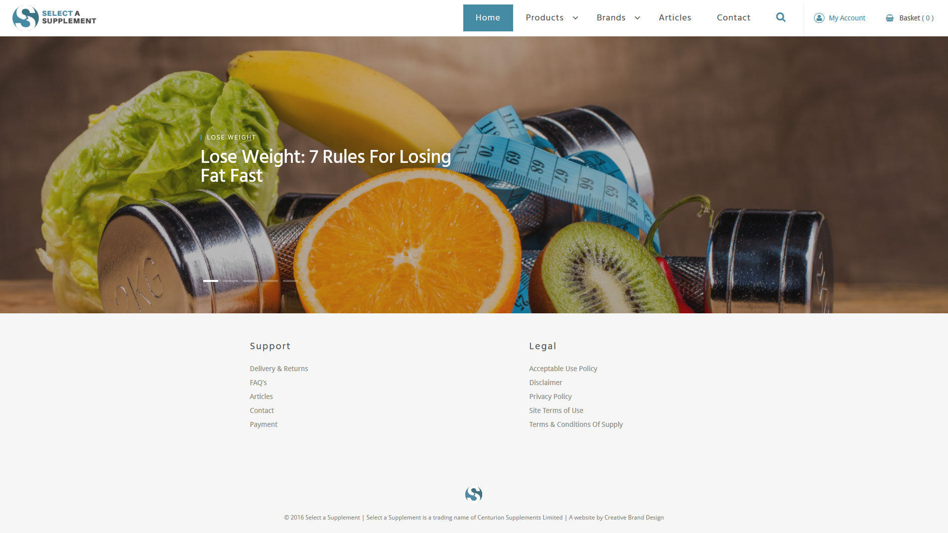 Select a Supplement | Creative Brand Design