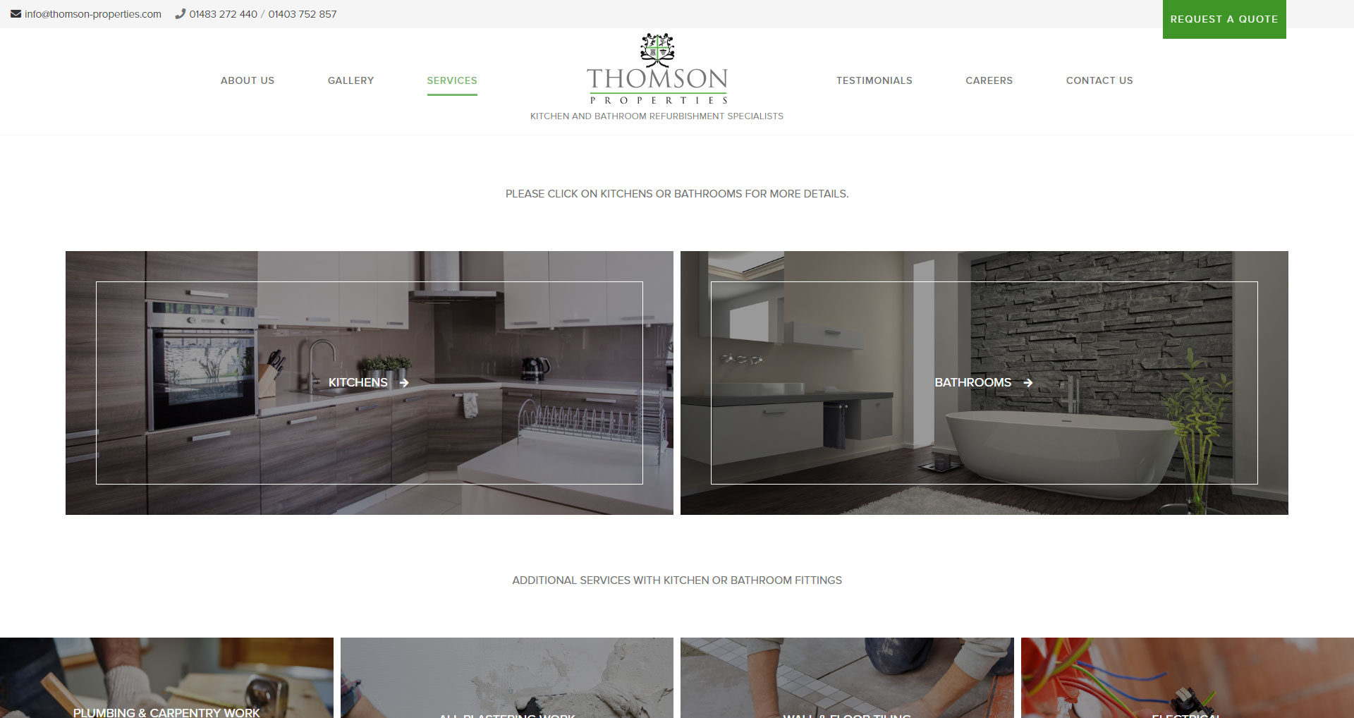 Thomson Properties Creative Brand Design