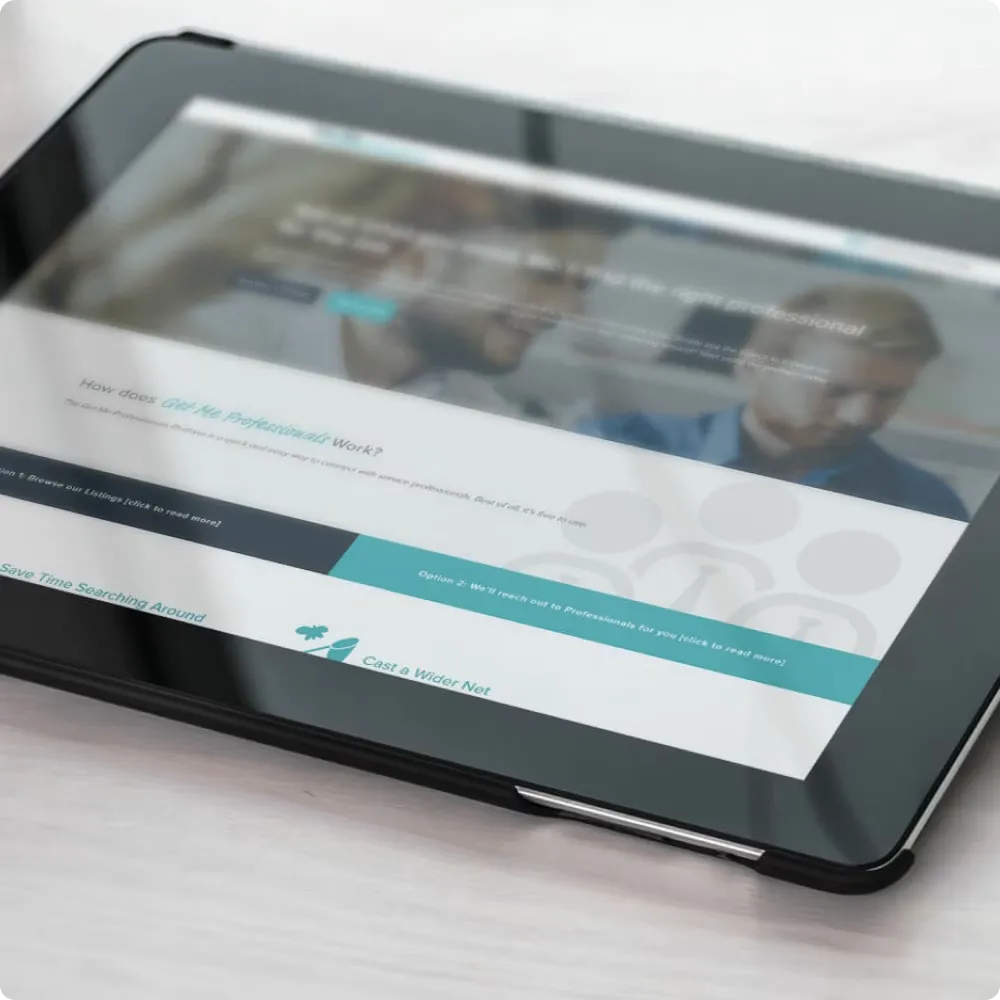 professionals website design