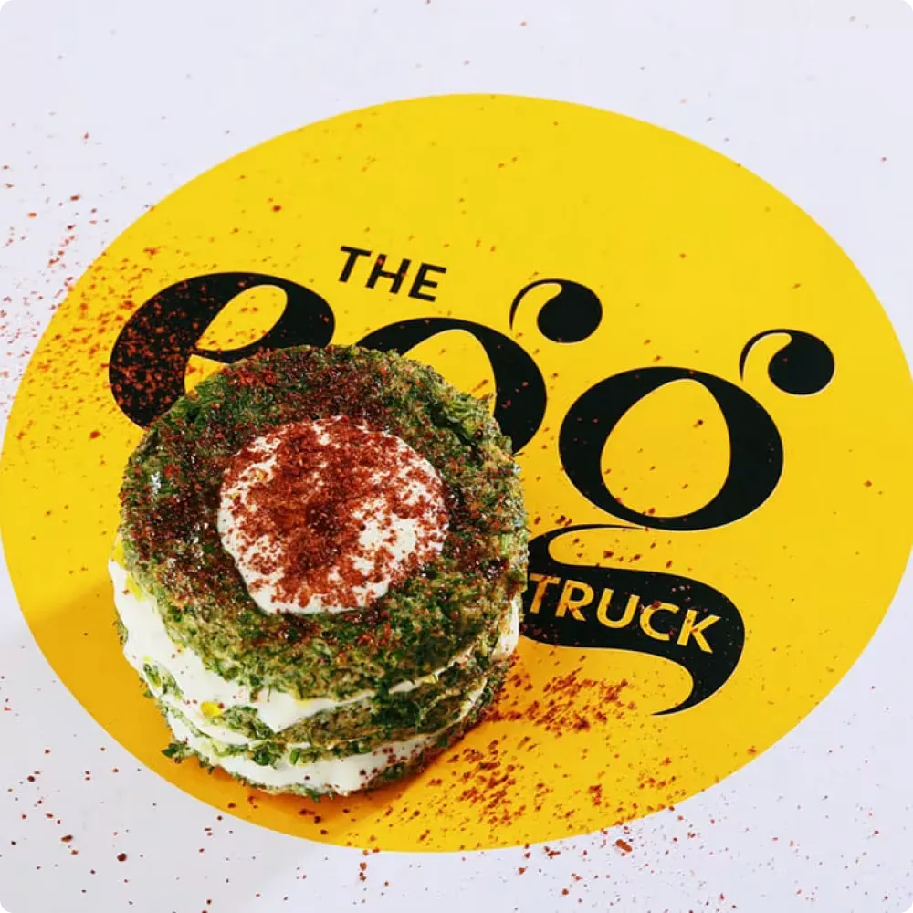 web design egg truck